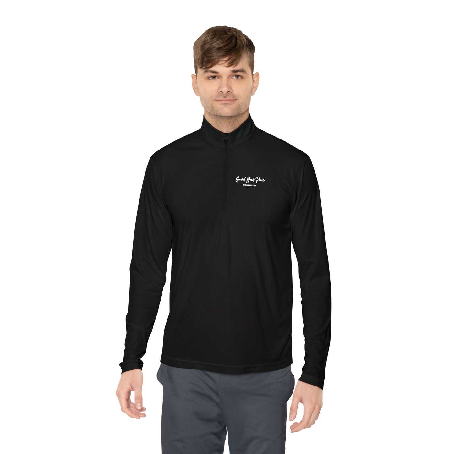 Guard Your Peace Script - Quarter-Zip Pullover