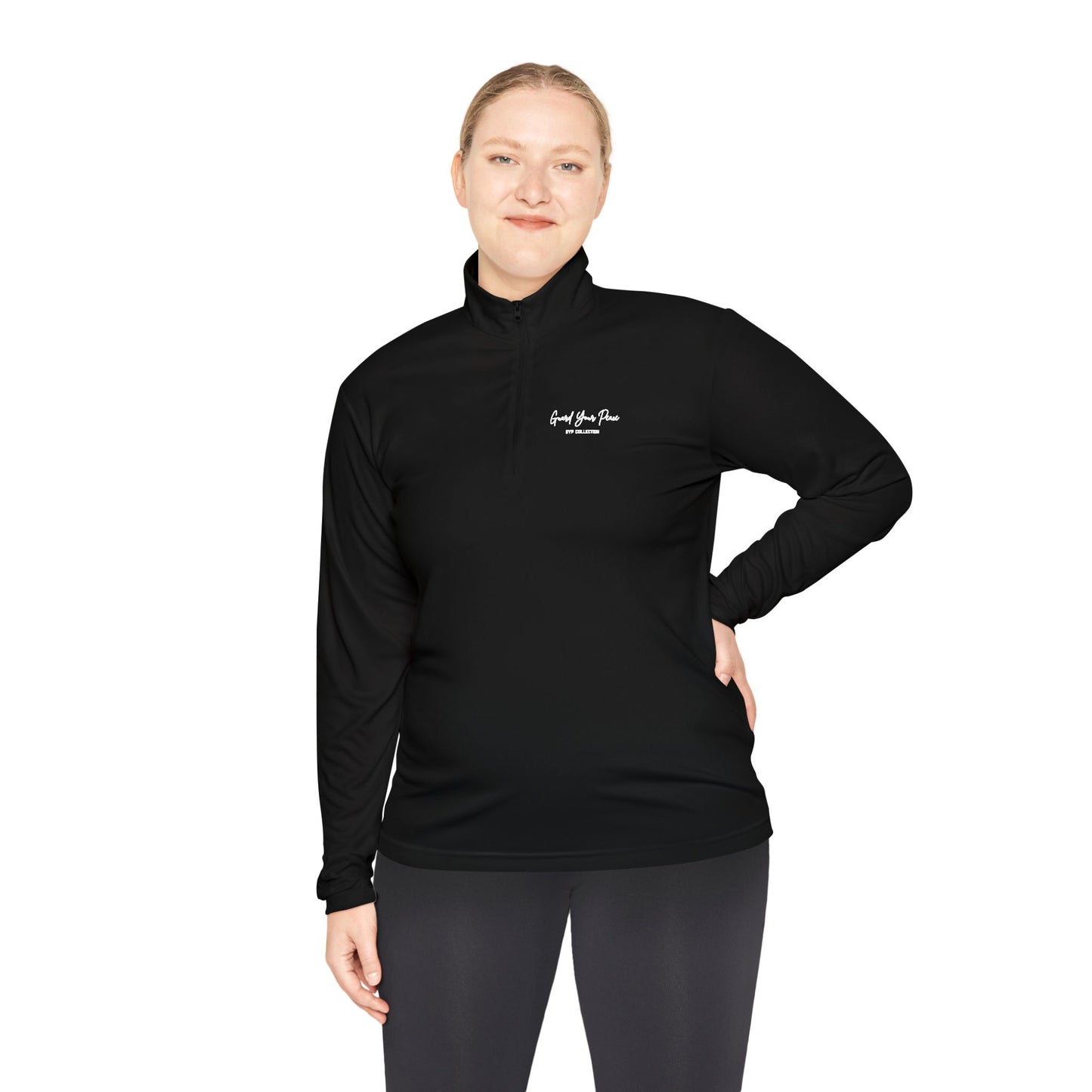 Guard Your Peace Script - Quarter-Zip Pullover