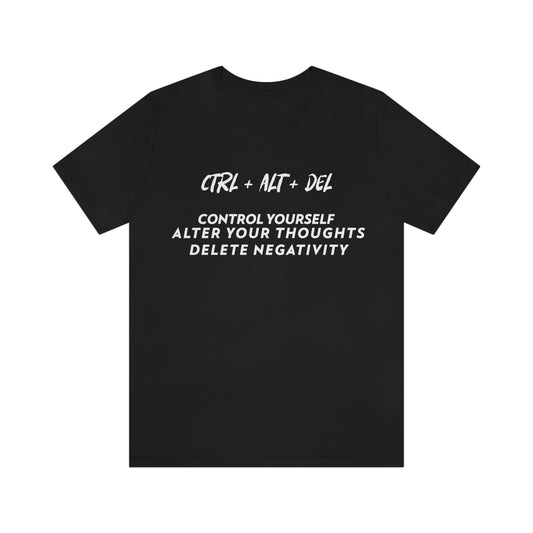 CTRL + ALT + DEL T-Shirt - Black