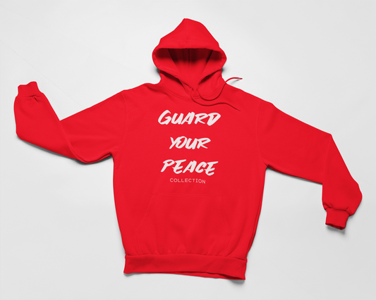 Guard Your Peace Premium Hoodie - Red