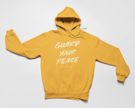 Guard Your Peace Premium Hoodie- Mustard